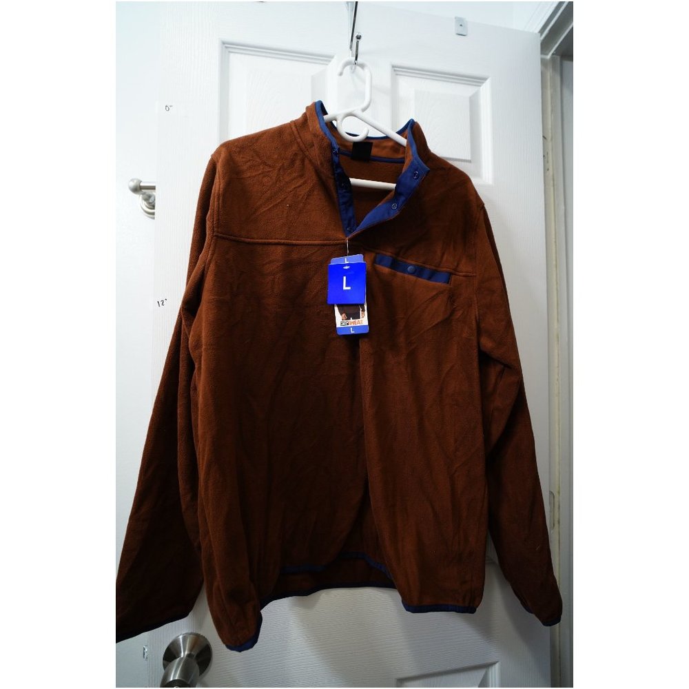 32 degree heat mens fleece pullover sweater